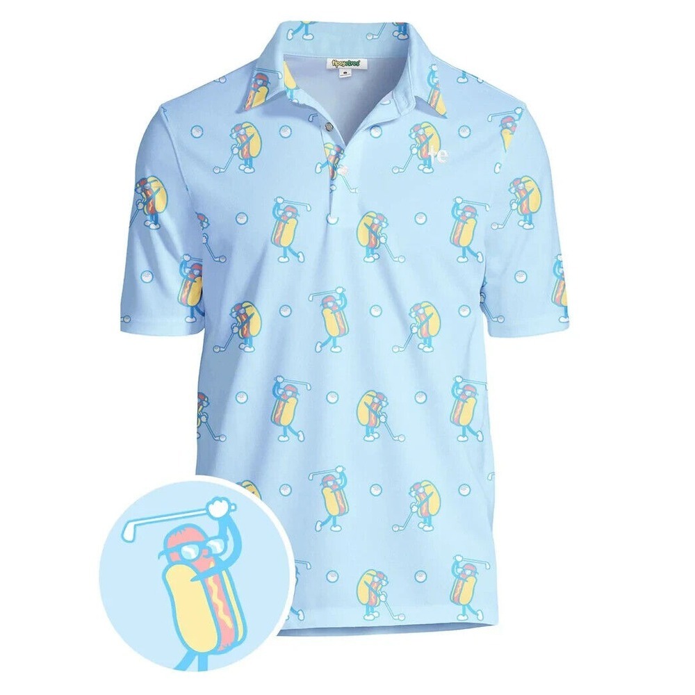 TIPSY ELVES SIZLIN SWING GOLF POLO SHIRT Men's Size 3XL NEW WITH TAGS!